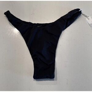 Lalaleo Size Medium Swim Black Bikini Bottom Sexy Vacation Travel Skimpy Boho